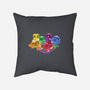 Melting Dice-none removable cover throw pillow-zascanauta