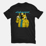 Cyberpurr-womens fitted tee-Hafaell