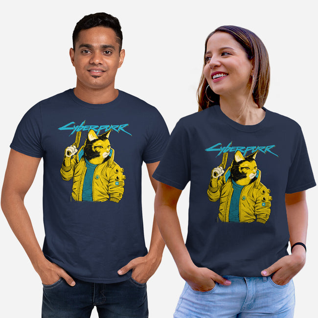 Cyberpurr-unisex basic tee-Hafaell
