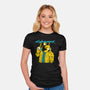 Cyberpurr-womens fitted tee-Hafaell