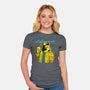 Cyberpurr-womens fitted tee-Hafaell