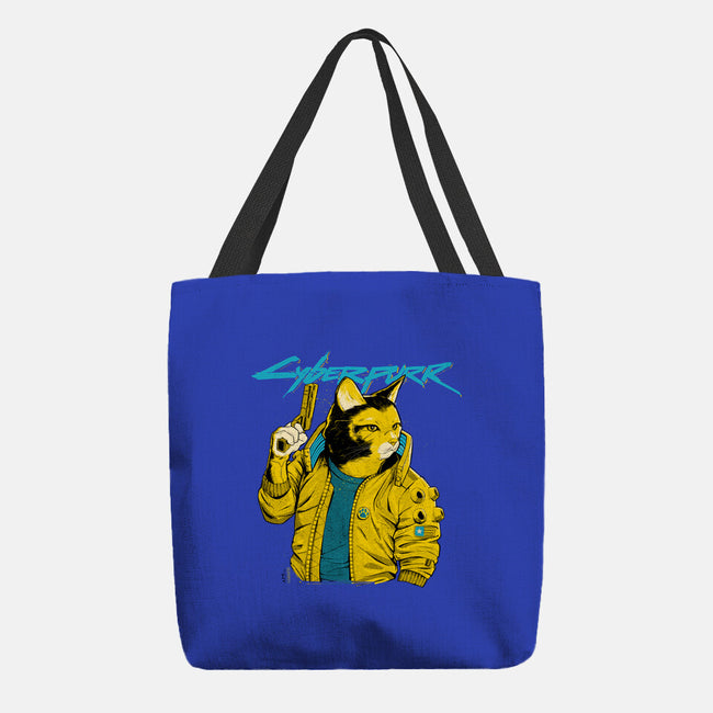 Cyberpurr-none basic tote-Hafaell