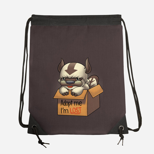 Adopt Appa-none drawstring bag-Typhoonic