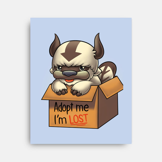 Adopt Appa-none stretched canvas-Typhoonic