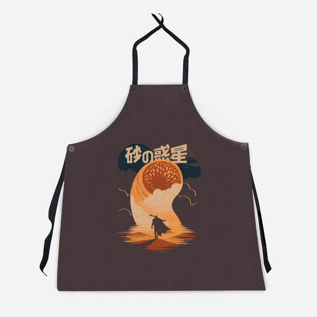 Japanese Dune-unisex kitchen apron-estudiofitas