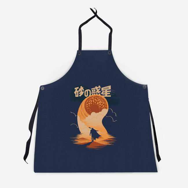 Japanese Dune-unisex kitchen apron-estudiofitas