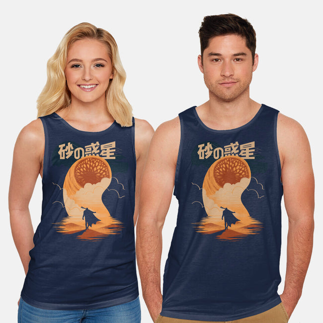 Japanese Dune-unisex basic tank-estudiofitas