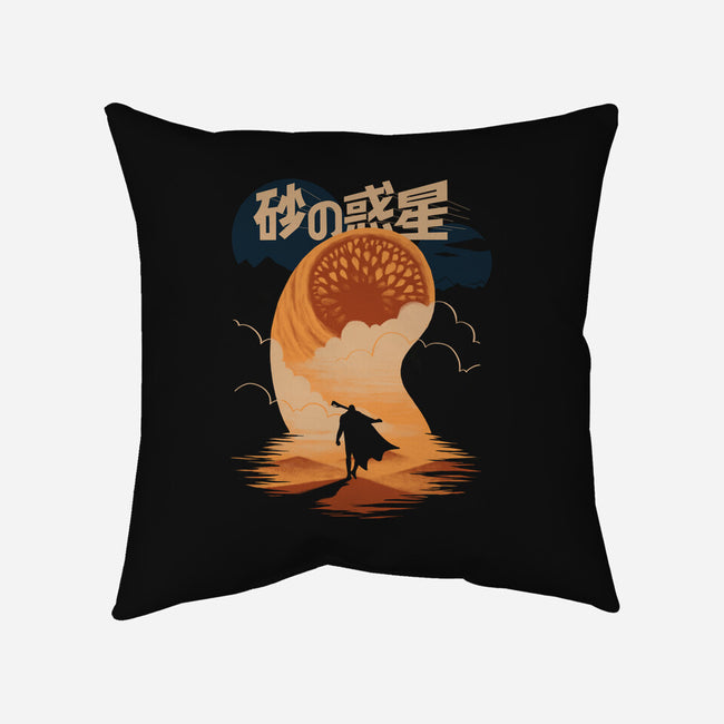 Japanese Dune-none removable cover throw pillow-estudiofitas