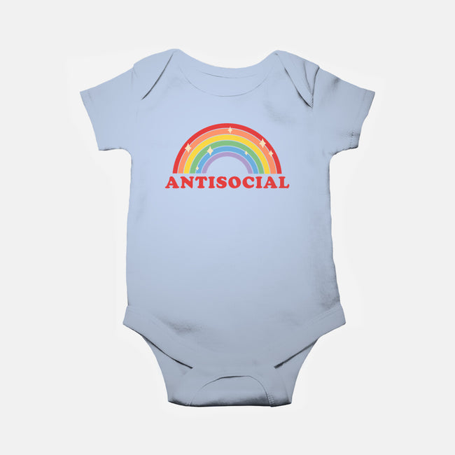 Antisocial-baby basic onesie-Thiago Correa