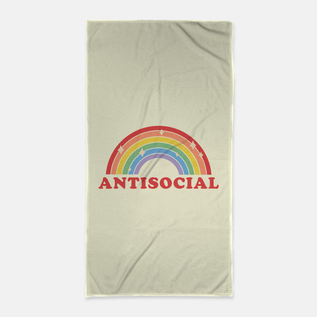 Antisocial-none beach towel-Thiago Correa