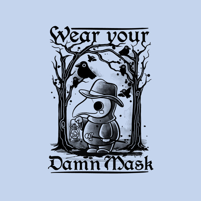 Wear Your Damn Mask-youth basic tee-NemiMakeit