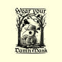 Wear Your Damn Mask-none fleece blanket-NemiMakeit