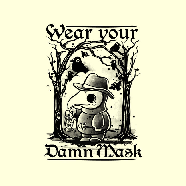 Wear Your Damn Mask-none glossy sticker-NemiMakeit