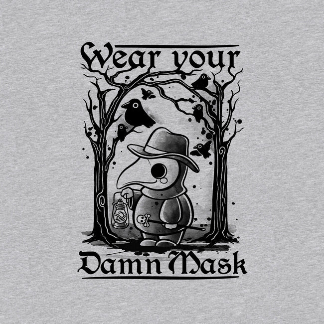 Wear Your Damn Mask-unisex basic tee-NemiMakeit