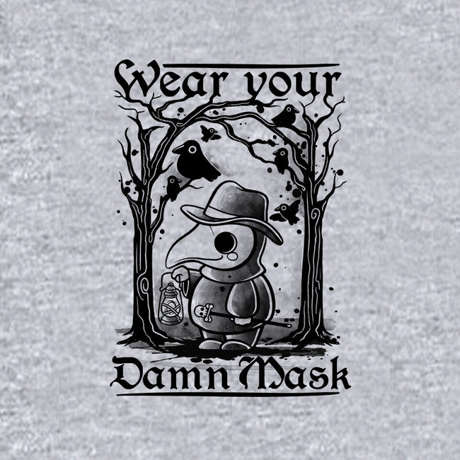 Wear Your Damn Mask-womens racerback tank-NemiMakeit