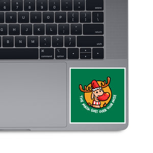 The Mask Goes Over Your Nose