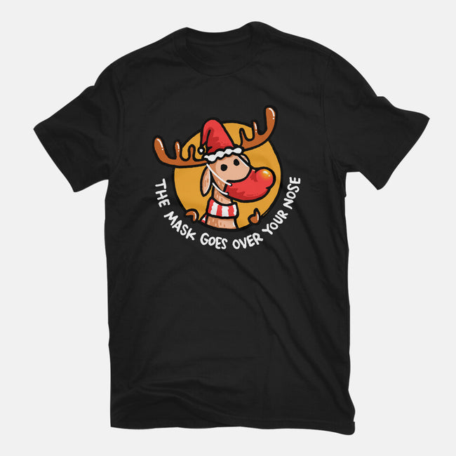 The Mask Goes Over Your Nose-mens heavyweight tee-Wenceslao A Romero