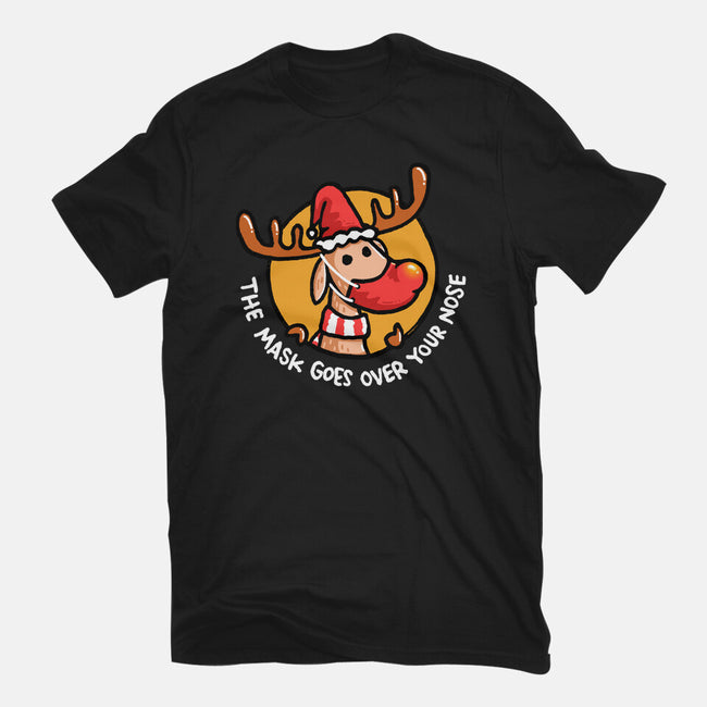 The Mask Goes Over Your Nose-unisex basic tee-Wenceslao A Romero