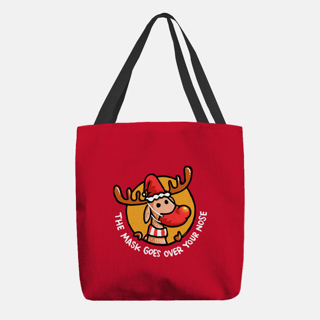 The Mask Goes Over Your Nose-none basic tote-Wenceslao A Romero