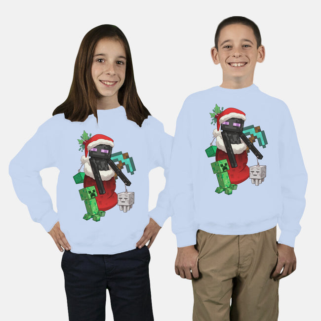 Crafty-youth crew neck sweatshirt-DoOomcat