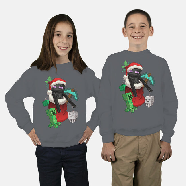 Crafty-youth crew neck sweatshirt-DoOomcat