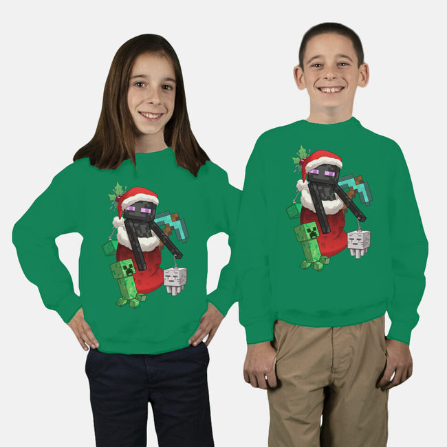 Crafty-youth crew neck sweatshirt-DoOomcat