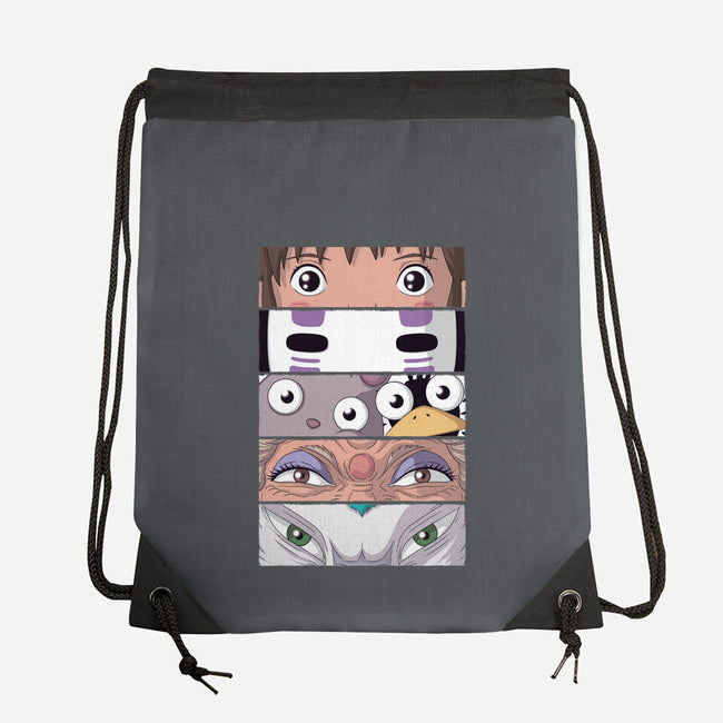Spirited Eyes-none drawstring bag-danielmorris1993