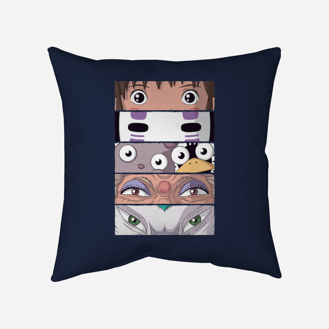 Spirited Eyes-none removable cover w insert throw pillow-danielmorris1993