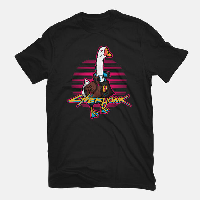 Cyberhonk-womens basic tee-theteenosaur