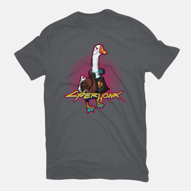 Cyberhonk-womens basic tee-theteenosaur
