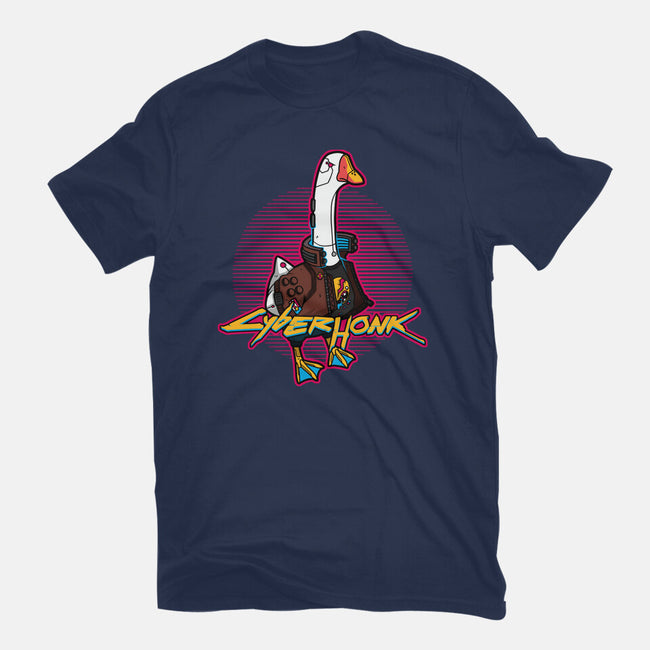 Cyberhonk-womens basic tee-theteenosaur