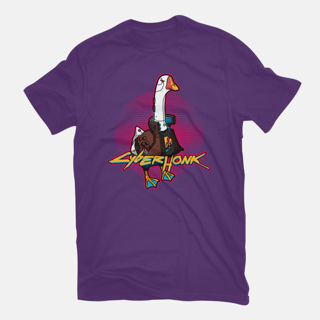 Cyberhonk-womens basic tee-theteenosaur
