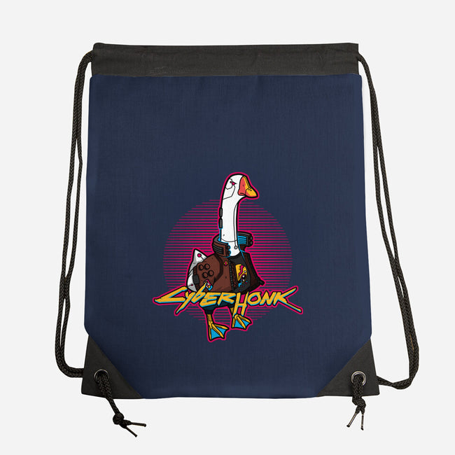 Cyberhonk-none drawstring bag-theteenosaur
