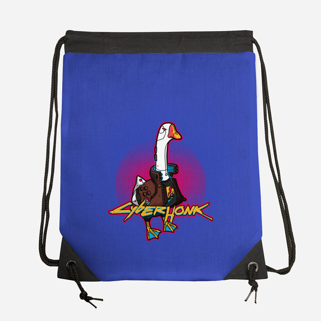 Cyberhonk-none drawstring bag-theteenosaur