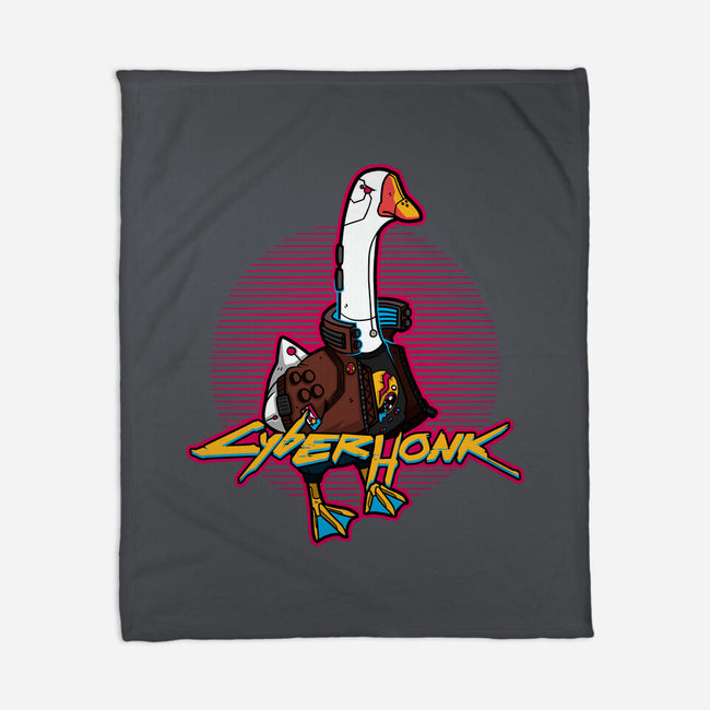 Cyberhonk-none fleece blanket-theteenosaur