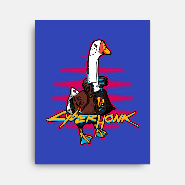 Cyberhonk-none stretched canvas-theteenosaur