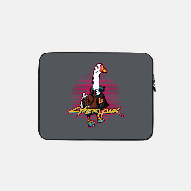 Cyberhonk-none zippered laptop sleeve-theteenosaur