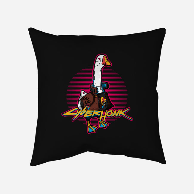 Cyberhonk-none removable cover throw pillow-theteenosaur