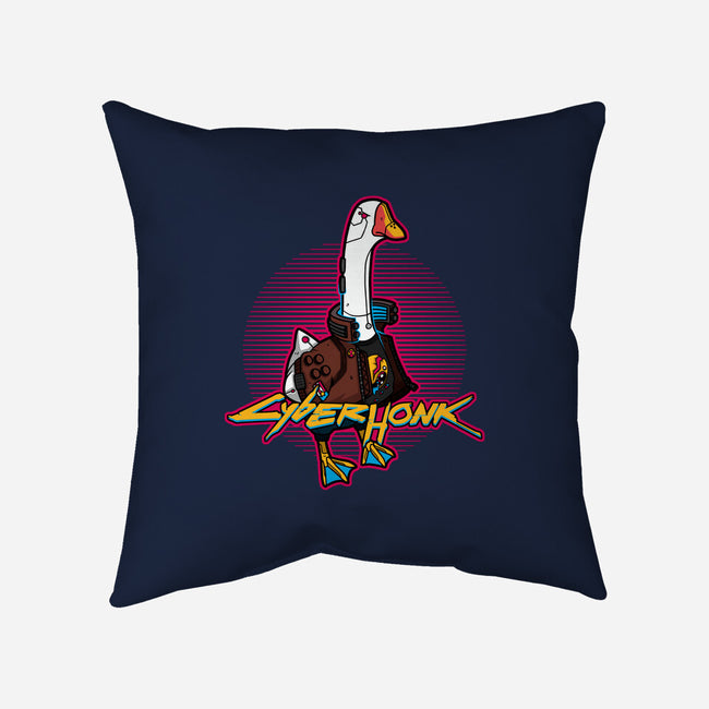 Cyberhonk-none removable cover throw pillow-theteenosaur