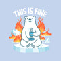 This is Fine-none zippered laptop sleeve-CoD Designs