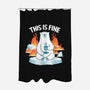This is Fine-none polyester shower curtain-CoD Designs
