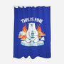 This is Fine-none polyester shower curtain-CoD Designs
