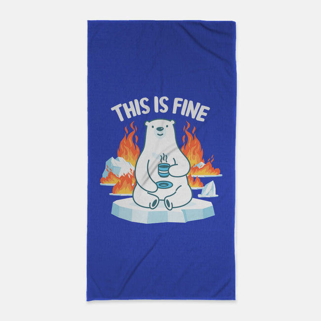 This is Fine-none beach towel-CoD Designs