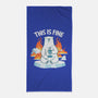 This is Fine-none beach towel-CoD Designs