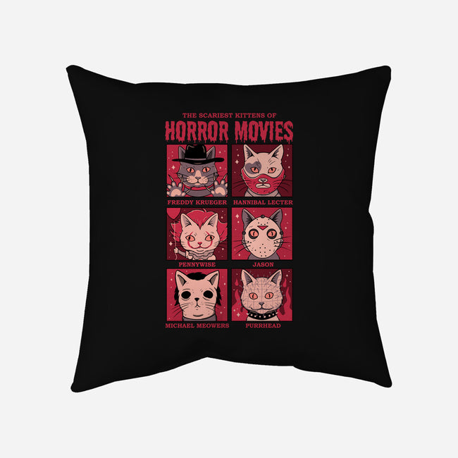 Horror Movies-none removable cover w insert throw pillow-Thiago Correa