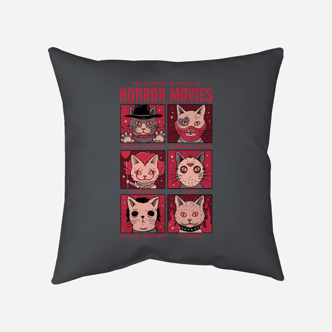 Horror Movies-none removable cover w insert throw pillow-Thiago Correa