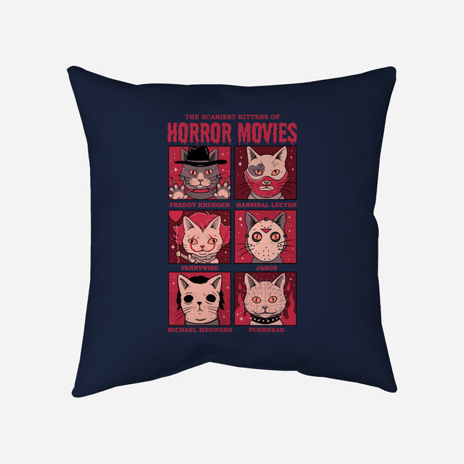 Horror Movies-none removable cover w insert throw pillow-Thiago Correa