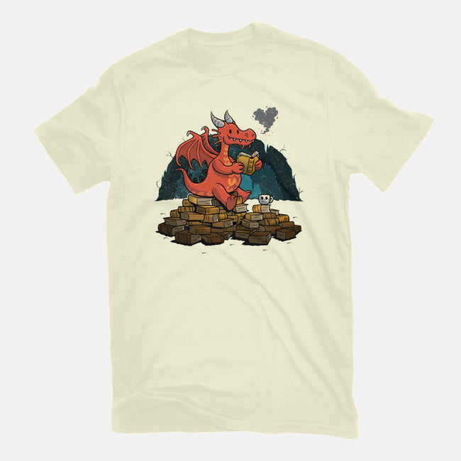 Book Cave-mens heavyweight tee-spiritgreen