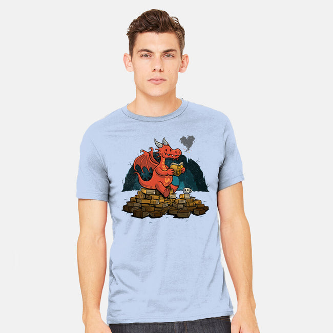 Book Cave-mens heavyweight tee-spiritgreen