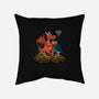 Book Cave-none removable cover w insert throw pillow-spiritgreen